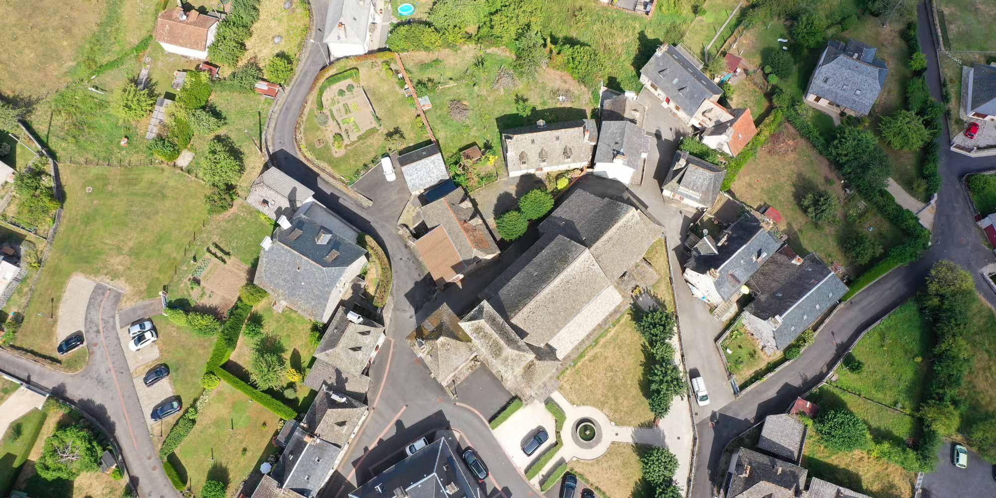 Photo du village de Saint-Cernin Cantal