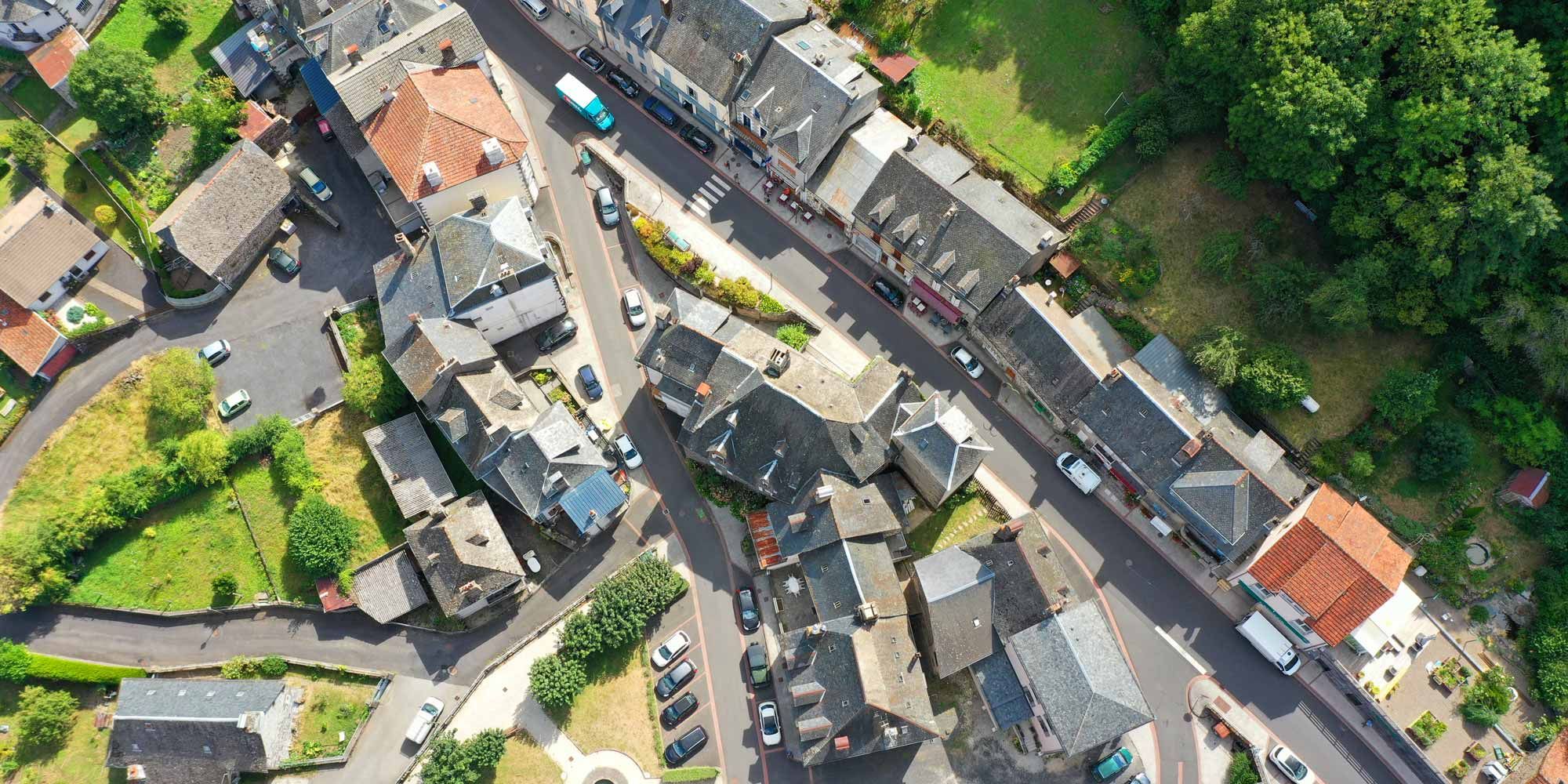 Photo du village de Saint-Cernin Cantal