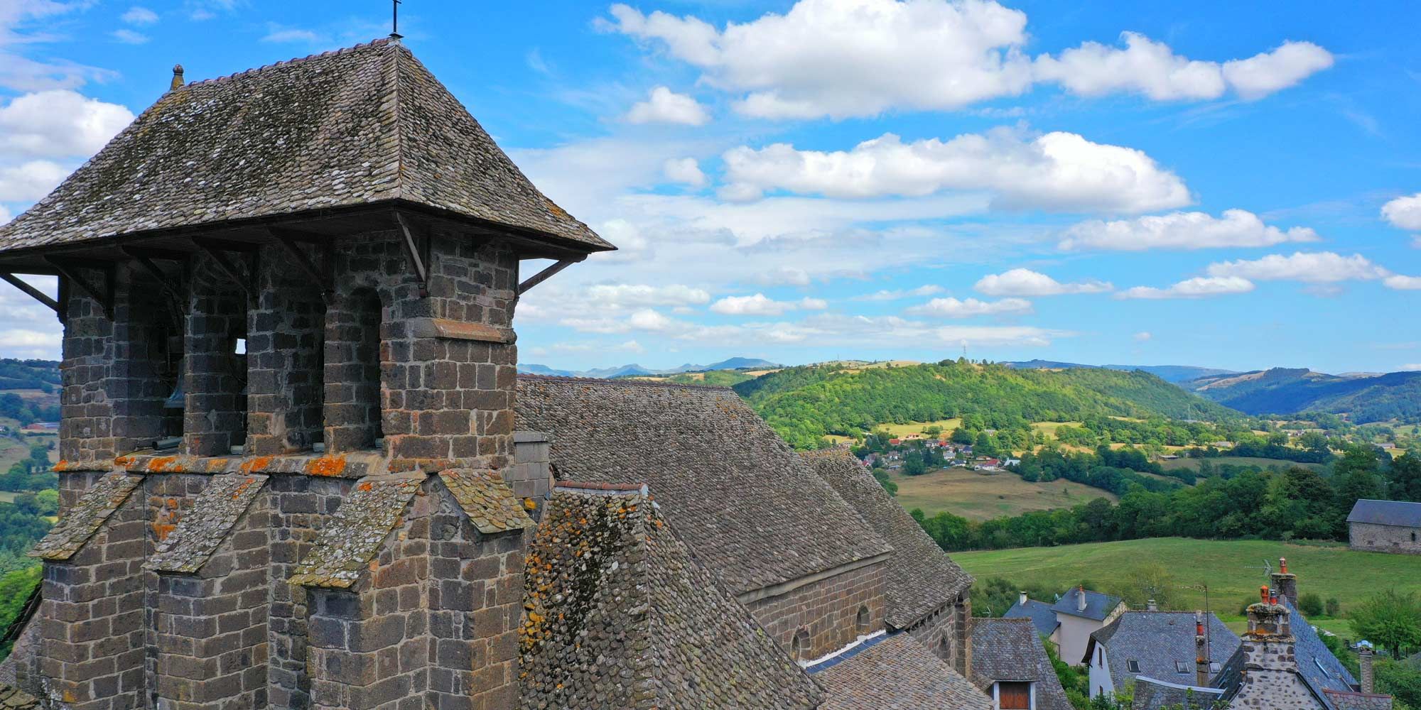 Photo du village de Saint-Cernin Cantal