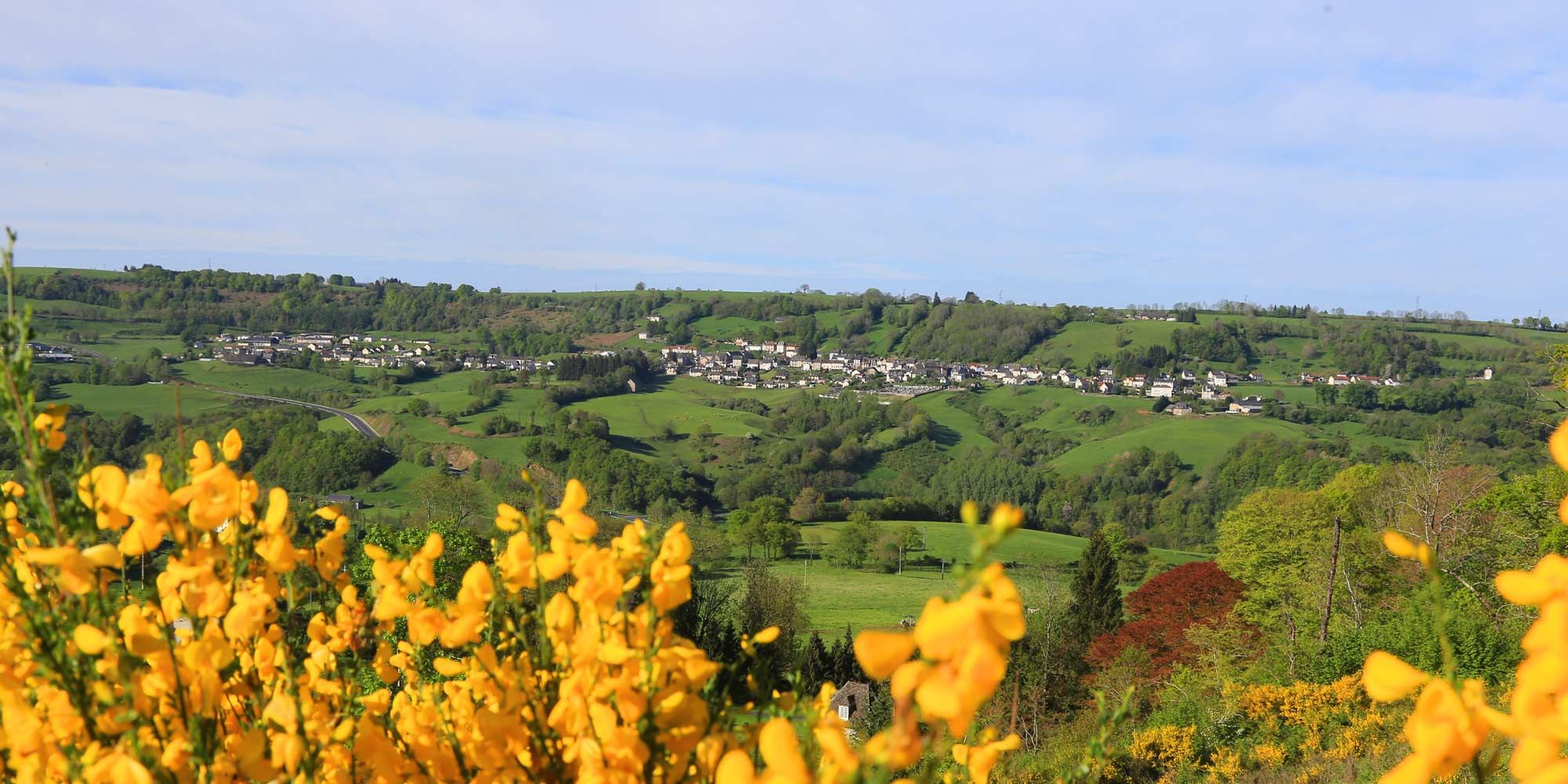 Photo du village de Saint-Cernin Cantal